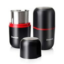 【中古】COOL KNIGHT Herb Grinder large capacity/fast/Electric -Spice Herb Grinder with Pollen Catcher/- 7.5 Black stainless steel