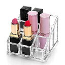 【中古】口紅収納ラック、口紅ホルダーオーガナイザー、口紅収納ボックス透明アクリル化粧品オーガナイザーカウンタートップ化粧口紅収納ホルダーリップ