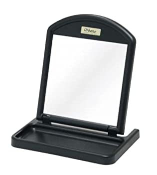 【中古】鏡 卓上ミラー トレー付 CR-5000 ブラック