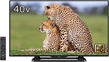 【中古】シャープ 40V型 液晶 テレビ AQUOS LC-40W35-B フルハイビジョン 外付HDD対応(裏番組録画) ブラック 2016年モデル