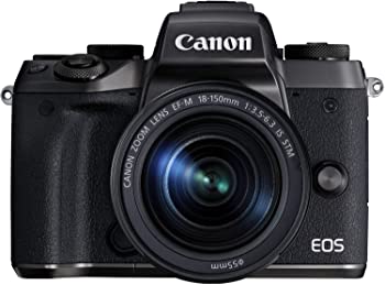 【中古】Canon ミラーレス一眼カメラ EOS M5 レンズキット EF-M18-150mm F3.5-6.3 IS STM付属 EOSM5-18150ISSTMLK