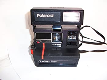 【中古】Polaroid フラッシュ付きワンステップカメラ。