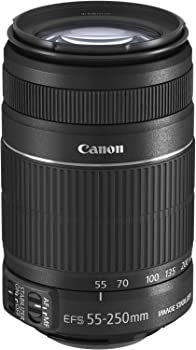 【中古】Canon 望遠ズームレンズ EF-S55-250mm F4-5.6 IS II APS-C対応