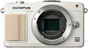 【中古】OLYMPUS ミラーレス一眼 PEN mini E-PM2 ボディ ホワイト E-PM2 BODY WHT