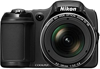 【中古】Nikon デジタルカメラ COOLPIX L820 光学30倍ズーム 有効画素数1605万画素 ブラック L820BK