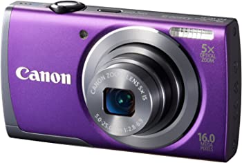 【中古】Canon デジタルカメラ PowerShot A3500 IS(パープル) 広角28mm 光学5倍ズーム PSA3500IS(PR)