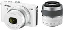 【中古】Nikon ミラーレス一眼 Nikon1 J4 ダブルズームキット ホワイト J4WZWH