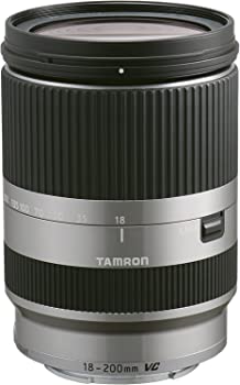 【中古】TAMRON 高倍率ズームレンズ 18-200mm F3.5-6.3 DiIII VC キヤノンEOS M用 ミラーレスカメラ EOS M専用 シルバー B011EM-SILVER