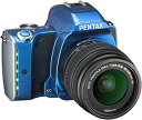 yÁzRICOH fW^჌t PENTAX K-S1 YLbg [DAL18-55mm] u[ PENTAX K-S1 LENSKIT BLUE 06495