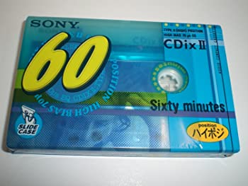 【中古】ソニー SONY CDix ハイポジション ハイポジ カセットテープ 60分 C-60CDX2G