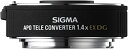 【中古】SIGMA テレコンバーターレンズ APO TELE CONVERTER 1.4x EX DG シグマ用