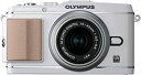 【中古】OLYMPUS ミラーレス一眼 PEN E-P3 レンズキット ホワイト E-P3 LKIT WHT