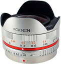 【中古】Rokinon FE75MFT-S 7.5mm F3.5 UMC 魚眼レンズ マイクロフォーサーズ (オリンパスペンとパナソニック) シルバー