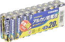 【中古】東芝 アルカリ乾電池 単3形1パック20本入 LR6L 20MP