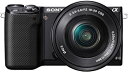 【中古】ソニー SONY ミラーレス一眼 α NEX-5R パワーズームレンズキット E PZ 16-50mm F3.5-5.6 OSS付属 ブラック NEX-5RL/B