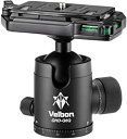 【中古】Velbon 自由雲台 QHD-G6Q 中型 底面径51mm コマ止め方式 トルク調整対応 クイックシュー対応 アルミ製 471642 ブラック