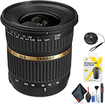 【中古】Tamron SP AF 10-24mm f / 3.5-4.5 DI II ズームレンズ Sony DSLRカメラ用 Sony Aマウント用 + アクセサリー