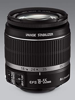 【中古】Canon 標準ズームレンズ EF-S18-55mm F3.5-5.6 IS APS-C対応