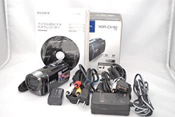 【中古】ソニー SONY デジタルHDビデオカメラレコーダー CX180 ブラック HDR-CX180/B