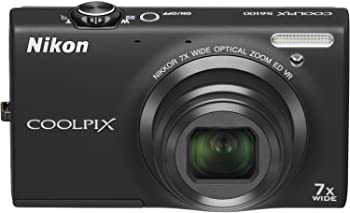 【中古】NikonデジタルカメラCOOLPIX S6100 ノーブルブラック S6100BK