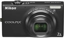 【中古】NikonデジタルカメラCOOLPIX S6100 ノーブルブラック S6100BK