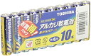 【中古】東芝 アルカリ乾電池 単4形10本パック LR03L 10MP
