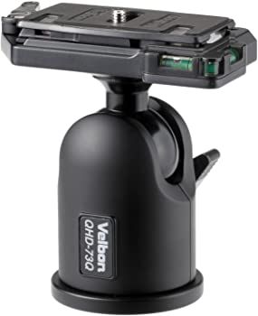【中古】Velbon 自由雲台 QHD-73Q 大型 底面径64mm クイックシュー対応 アルミ製 471727