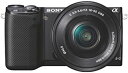 【中古】ソニー SONY ミラーレス一眼カメラ α NEX-5Rダブルズームレンズキット ブラック NEX-5RY/B