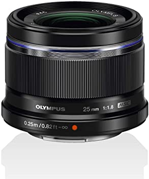 【中古】OLYMPUS M.ZUIKO DIGITAL 25mm F1.8 ブラック マイクロフォーサーズ用 単焦点レンズ