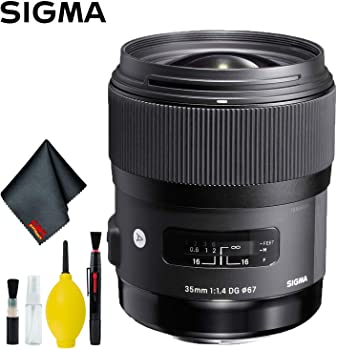 【中古】Sigma 35mm f/1.4 DG HSM アートレンズ Sony A(米国モデル)標準キット