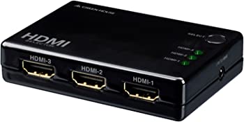 yÁzO[nEX 蓮؂ւ^Cv HDMI؊ Deep Color/3Df tHDfΉ 3p Rt Input3+Output1|[g GH-HSWC3-BK
