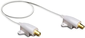 【中古】DXアンテナ フラットケーブル アンテナケーブル 【2K 4K 8K 対応】 0.5m F形プラグ/F形プラグ ホワイト 1JW1FFS(B)