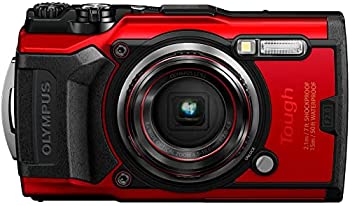 楽天アトリエ絵利奈【中古】OLYMPUS デジタルカメラ Tough TG-6 レッド 1200万画素CMOS F2.0 15m 防水 100kgf耐荷重 GPS 内蔵Wi-Fi TG-6RD