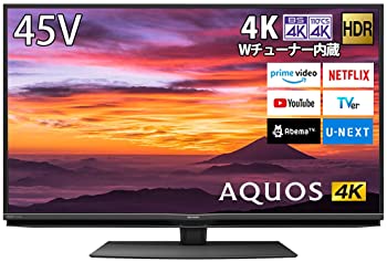 šۥ㡼 4K 塼ʡ¢ վ ƥ Android TV HDRб N-Blackѥͥ AQUOS 45V 4T-C45BN1