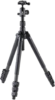 【中古】Velbon(ベルボン) カーボン三脚 GUT-E543AS 4段 レバーロック 脚径25mm 中型 自由雲台 (トルク調整対応) コマ止め方式 アルカスイス互換 500793