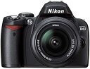 【中古】Nikon デジタル一眼レフカメラ D40 レンズキット ブラック D40BLK|詳細画像