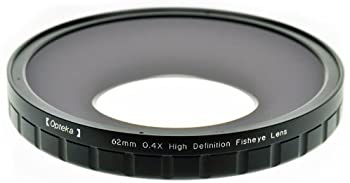 【中古】Opteka 62?mm 0.4?X hd2大きな要素魚眼レンズレンズfor Professionalビデオビデオカメラ