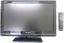 【中古】シャープ 22V型 液晶 テレビ AQUOS LC-22K5-B フルハイビジョン HDD(外付) 2011年モデル