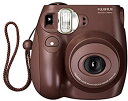 【中古】FUJIFILM インスタントカメラ チェキ instax mini 7S チョコ INS MINI 7S CH K