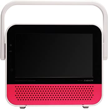 【中古】TWINBIRD ZABADY ポータブルDVDプレーヤー ピンク VD-J729P