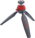 【中古】Manfrotto ミニ三脚 PIXI カメラ用 ミラーレスカメラ コンパクトカメラ ボール雲台 動画撮影用グリップ レッド 耐荷重1kg 自重190g...