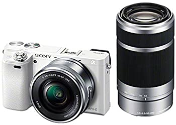 【中古】ソニー α6000 ダブルズームレンズキット ホワイト