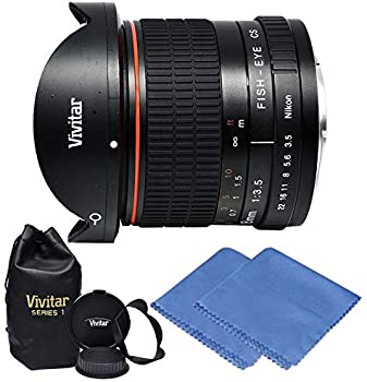 【中古】Vivitar 8?mm ultra-wide F / 3.5?Fisheye Lens for Nikon d3000、d3100、d3200、d3300、d5000、d5100、d5200?, d5300?, d5500?, d7000、d7