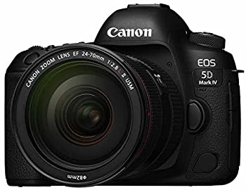 【中古】Canon デジタル一眼レフカメラ EOS 5D MarkIV レンズキット EF24-70 F2.8L II USM 付属 EOS5DM4-2470LIILK