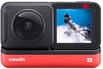 【中古】Insta360 ONE R 360度版（ONE R コア＋360度モジュール） 360度アクションカメラ 5.7K 360度全天球 撮影 Flo…