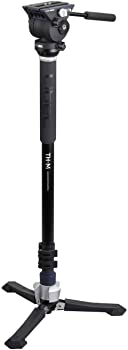 【中古】リーベック ビデオモノポッド（ヘッド有） TH-M KIT ［自立式 /3段 /2WAY雲台 /アルミ］
