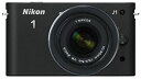 【中古】Nikon ミラーレス一眼カメラ Nikon 1 (ニコンワン) J1 (ジェイワン) 標準ズームレンズキット ブラックN1 J1HLK BK