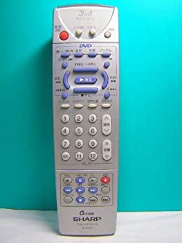 【中古】シャープ ビデオ・DVDリモコン GA067SA