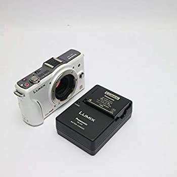 【中古】Panasonic デジタル一眼カメラ GF2 ボディ フルハイビジョンムービー一眼 ホワイト DMC-GF2