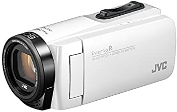 【中古】JVCKENWOOD JVC ビデオカメラ Everio R 防水 防塵 32GB内蔵メモリー シャインホワイト GZ-R480-W
